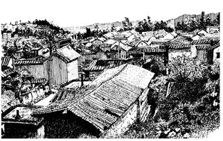 建筑写生效果图免费下载指南 AI格式编号19542254资源一览