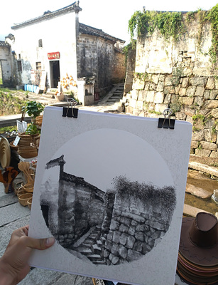 南方写生系列作品(二) 水乡的呼吸与色彩