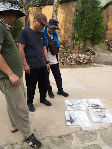 山东滨州&mdash;&mdash;写生家园团体 李圪塔写生篇